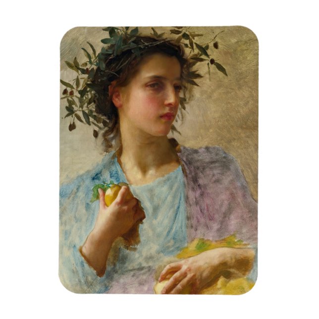 l'ete (Summer) by William-Adolphe Bouguereau Magnet (Vertical)