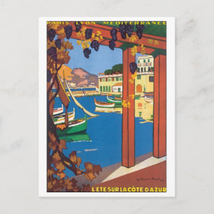 Lete Sur La Cote D' Azur Postcard