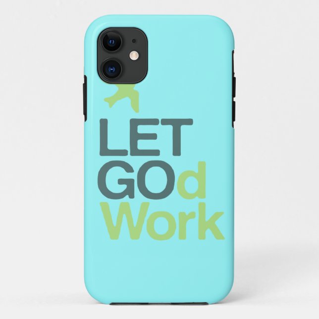 LETGOdwork Hype Case iPhone 5 Light Blue (Back)