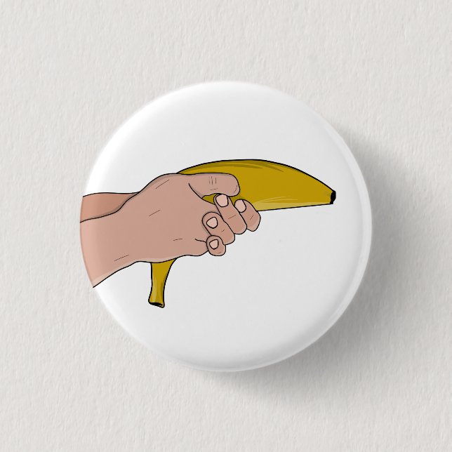 Lethal banana 3 cm round badge (Front)