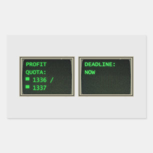 Lethal Company (Unofficial) - Profit Quota Sticker