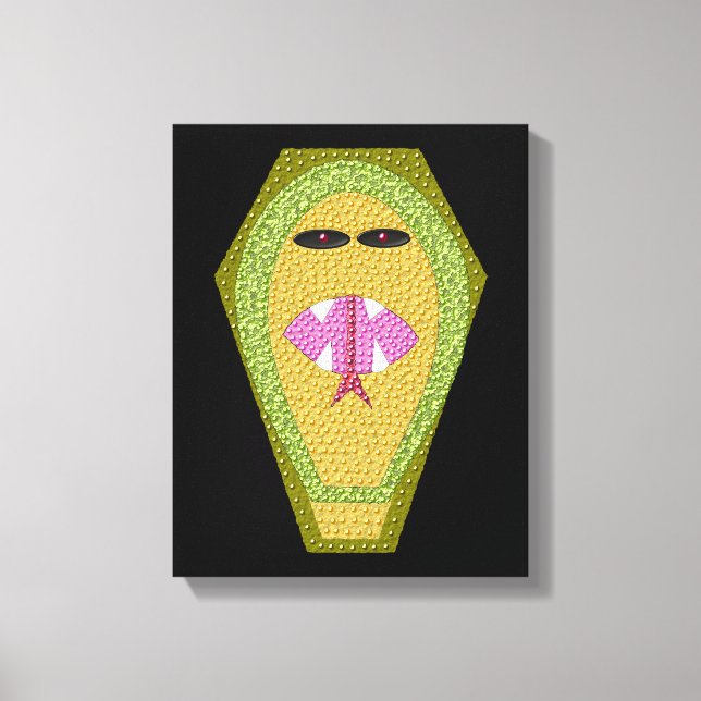 Lethal Egyptian Cobra Canvas Print (Front)