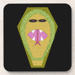 Lethal Egyptian Cobra Cork Coaster