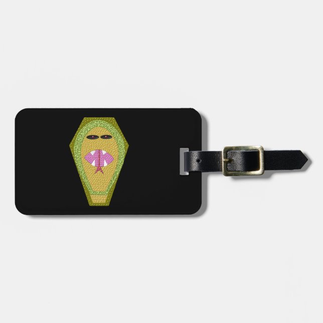 Lethal Egyptian Cobra Custom Luggage Tag (Front Horizontal)