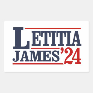 Letitia James 2024 Rectangular Sticker