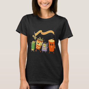 Let's All Go Watch Scary Movies Funny Popcoin Hall T-Shirt