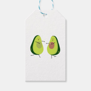 LET'S AVOCUDDLE, AVOCADO DESIGN GIFT TAGS
