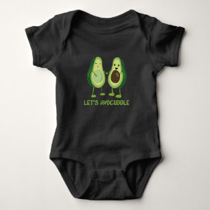 Let's Avocuddle - Funny Avocado Pun Baby Bodysuit