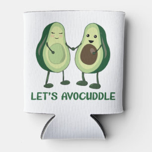 Let's Avocuddle - Funny Avocado Pun Can Cooler