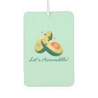 Let's Avocuddle Funny Cute Avocados Pun Humour