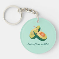 Let's Avocuddle Funny Cute Avocados Pun Humour