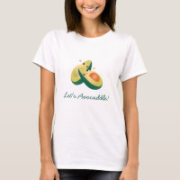 Let's Avocuddle Funny Cute Avocados Pun Humour