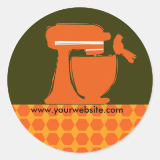 Let's Bake  Bakery Baker Personal Chef Cook Classic Round Sticker