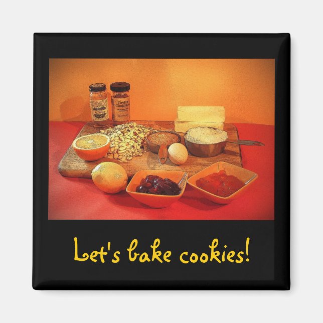 Let's bake cookies! magnet (Front)