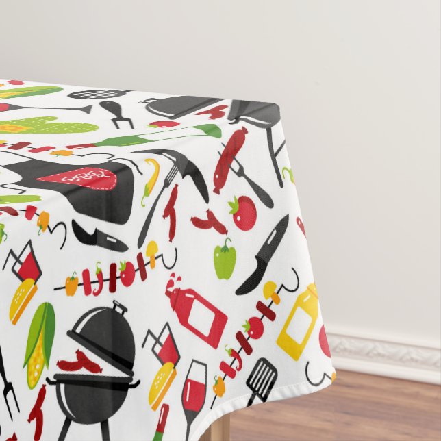 Lets BBQ Tablecloth (In Situ)