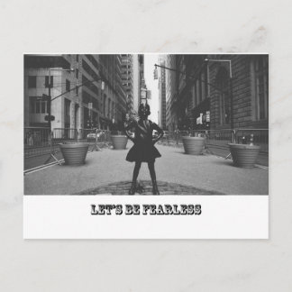 Let's Be Fearless Postcard