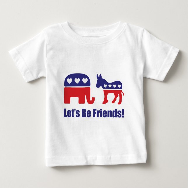 Let's Be Friends! Baby T-Shirt (Front)