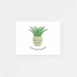 Let's Be Fronds Fern Post-it Notes