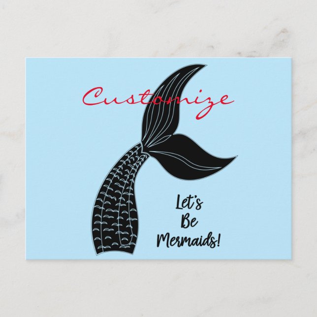 Let's Be Mermaids Thunder_Cove Postcard (Front)