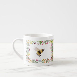 Let's bee sipping espresso cup