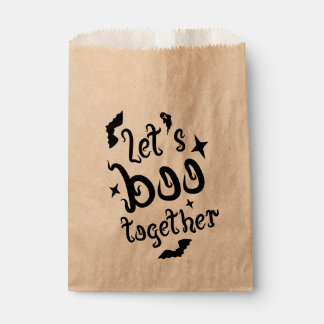 Let's boo together favour bags