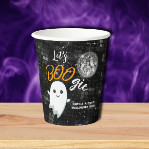 Let's BOOgie Disco Halloween Paper Cups