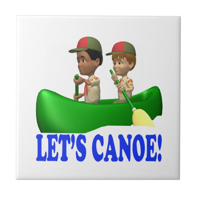 Lets Canoe Tile (Front)