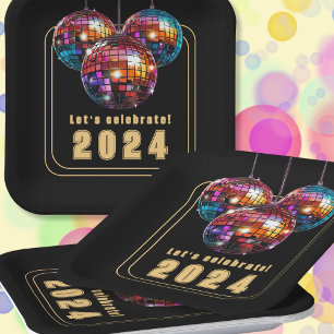 Let's Celebrate 2024 Paper Plate