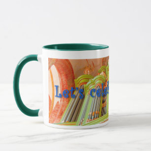 Let's celebrate organs - green mug