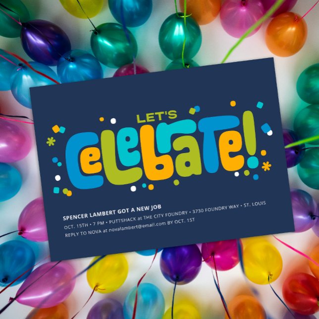 Let's Celebrate! Party Invitation (Let's Celebrate! Party Invitation)
