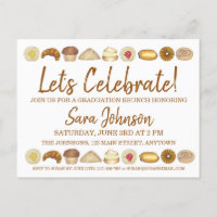 Let's Celebrate Pastry Tray Breakfast Brunch Foods