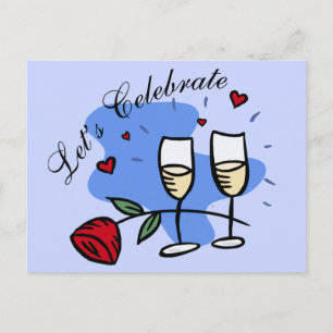 Let's Celebrate Postcard