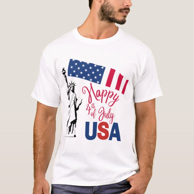 Let's celebrate the 4th of July T-Shirt (Front)