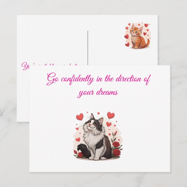 Let's celebrate the amazing achievement of postcard (Front/Back)