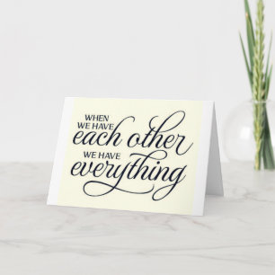 LET'S CELEBRATE "US" ON OUR ANNIVERSERY CARD