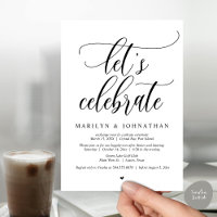 Let's Celebrate Wedding Elopement Dinner Dancing