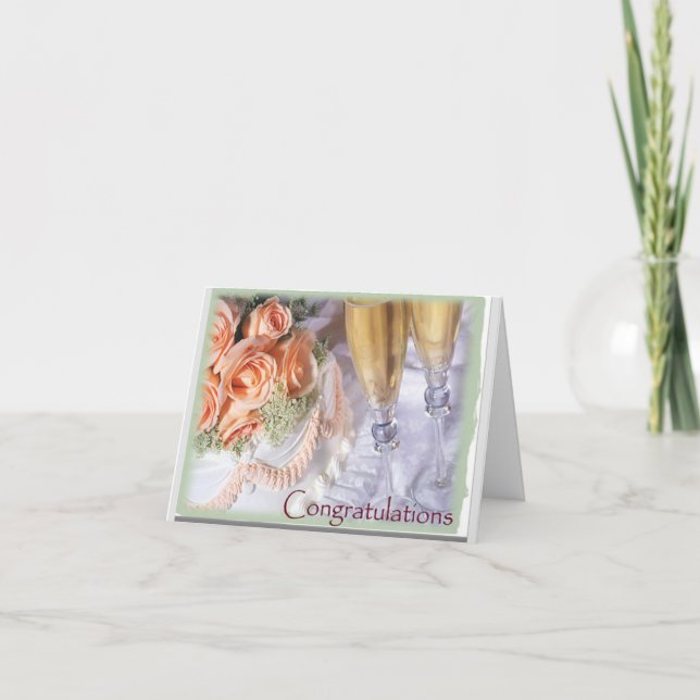 LET'S CELEBRATE "YOUR WEDDING DAY" CARD (Front)