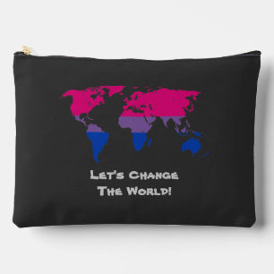 Let's Change the World  Accessory Pouch