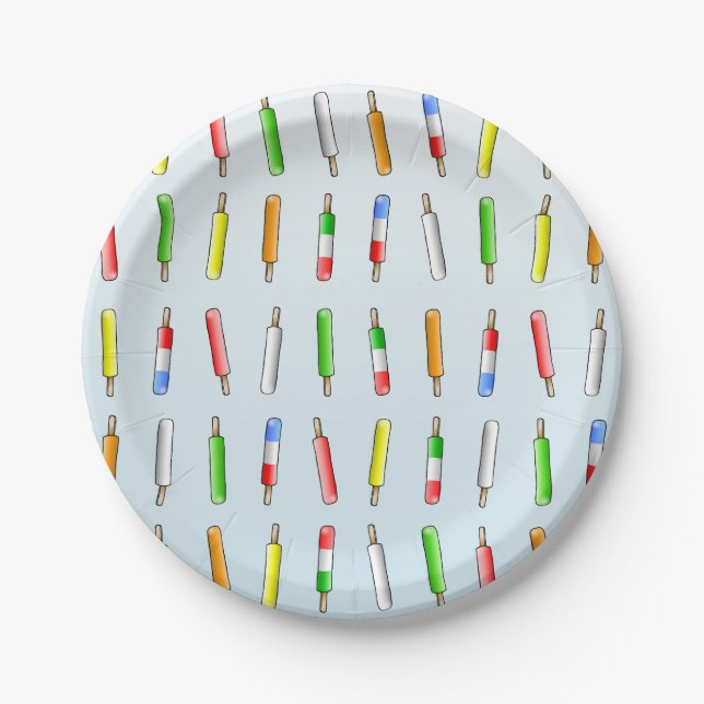 Let's Chill Birthday Paper Plate (Front)