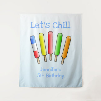 Let's Chill Birthday Tapestry