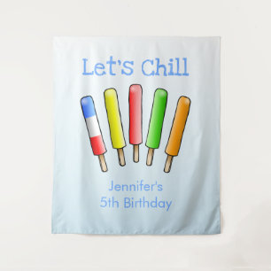Let's Chill with Colourful Ice Tapestry