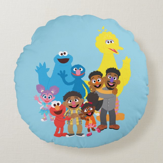 Let's Come Together Round Cushion (Front)