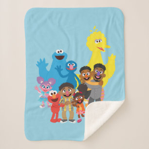 Let's Come Together Sherpa Blanket