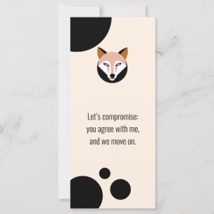 “Let's compromise” Bookmark – J to G