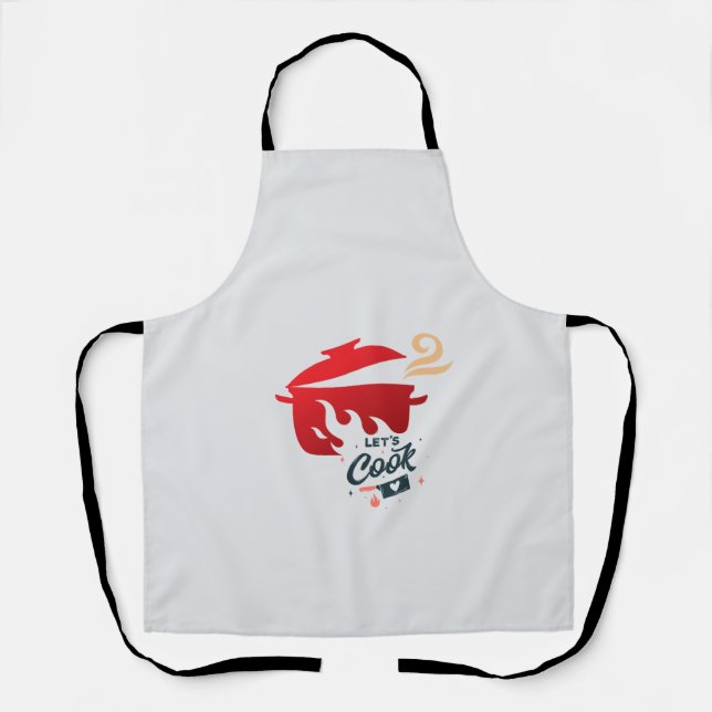 Let's cook apron (Front)