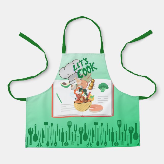 Let's Cook Kids Apron (Front)