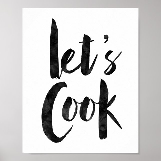 Let's Cook Poster (Front)
