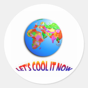 Let's Cool it Now Classic Round Sticker
