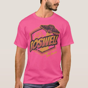 Let'S Crash In Roswell New Mexico Vintage Distress T-Shirt