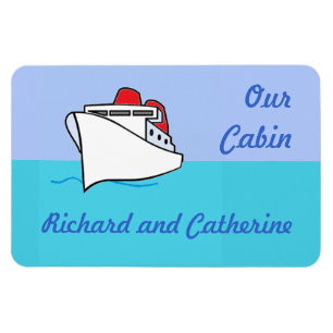 Let's Cruise Personalised Stateroom Door Marker Magnet